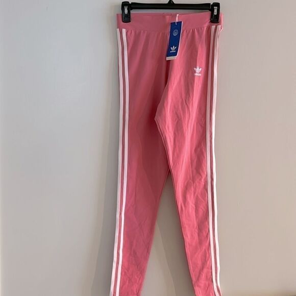Adidas 3 Stripes Tights in Pink Size Small | Cotton |Jimmy Jazz rose tone S - Picture 14 of 15